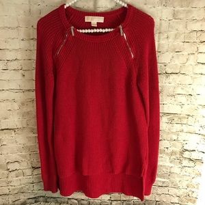 michael kors sweaters womens red